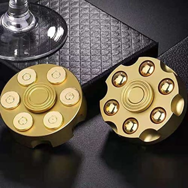 Fidget Spinner Metal Fidget Cube Chain Toys Small Sensory Gadget Finger Hand Spinner Low Noise Focus Toy for Anti Stree