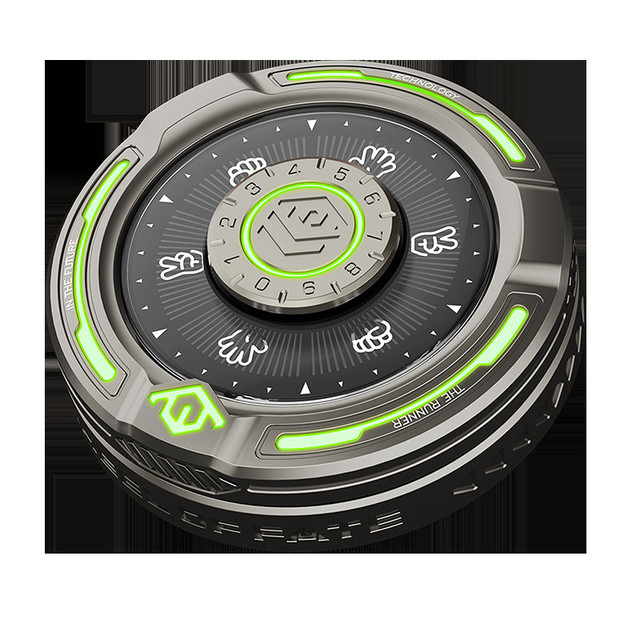 Decision Maker Luminous Fidget Spinner EDC Metal Adult Fidget Toys Autism ADHD Hand Spinner Decidophobia Anxiety Stress Relief