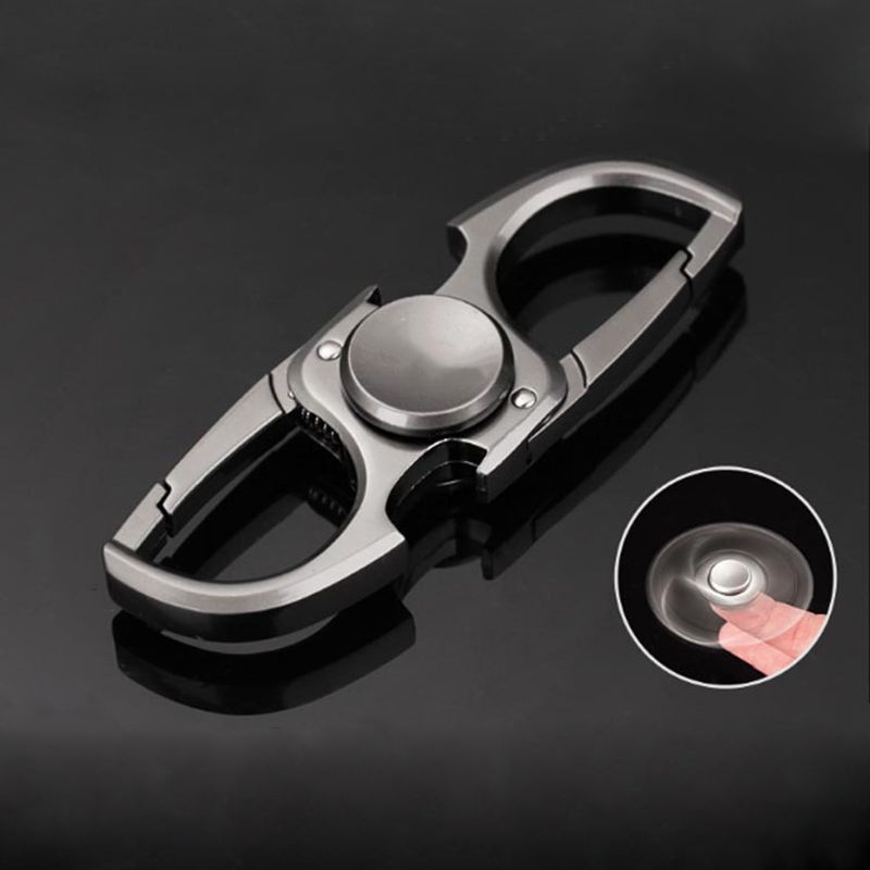 Finger Spinner Fidget Hand Spinner Anti-Anxiety Toy Relieves Stress Finger Spinner Ketchain Bottle Opener