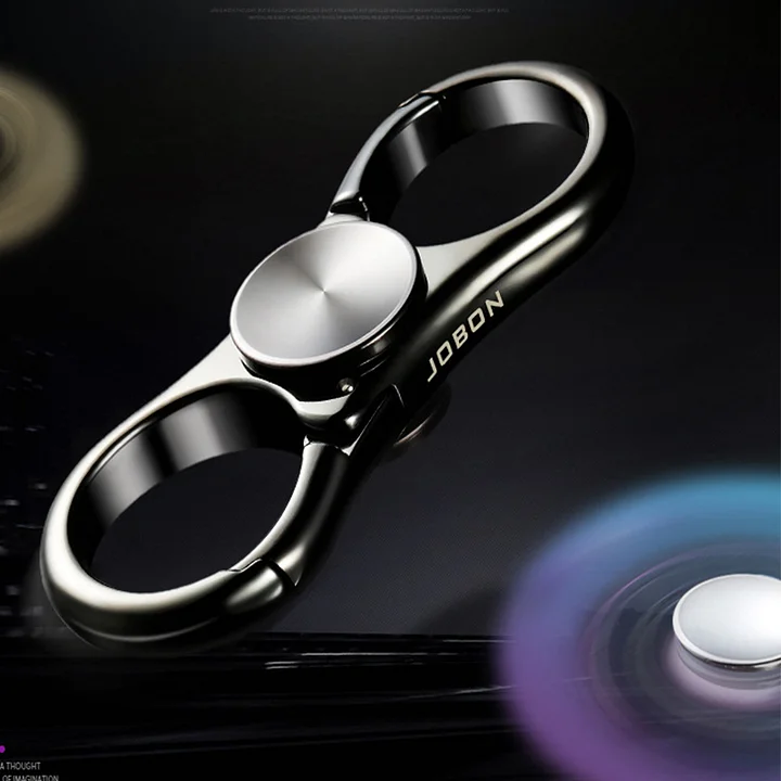 Multifunctional Metal EDC Car Key Chain Pendant Key Ring Fingertip Fidget Spinner Hand Spinner Antistress Toy For Children Gift