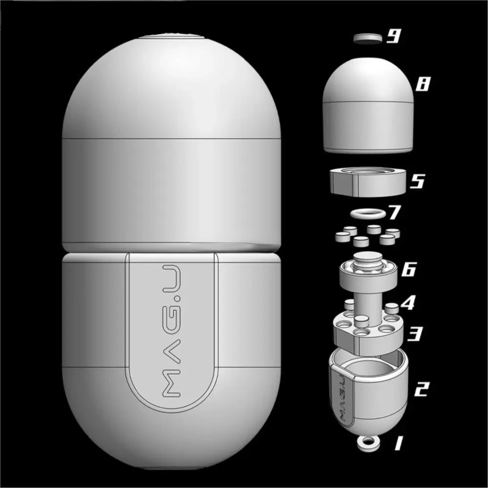 Gao Studio EDC Magnetic Capsule Toys Hand Spinner Fidget Toys