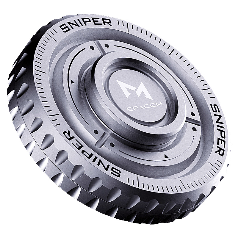 3in1 EDC Metal Pushing Card Hand Spinner Coin Adults Creative Anti-stress Fidget Toys 2024 New Stress Reliever Fidget Spinner