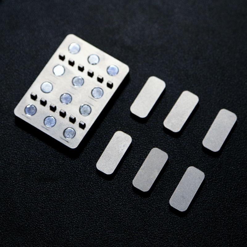 6 Keys Fidget Clicker Fidget Slider Stainless Material EDC Fidget Toys Office Desk Toys Anxiety Stress Relief Toys Adult Gift