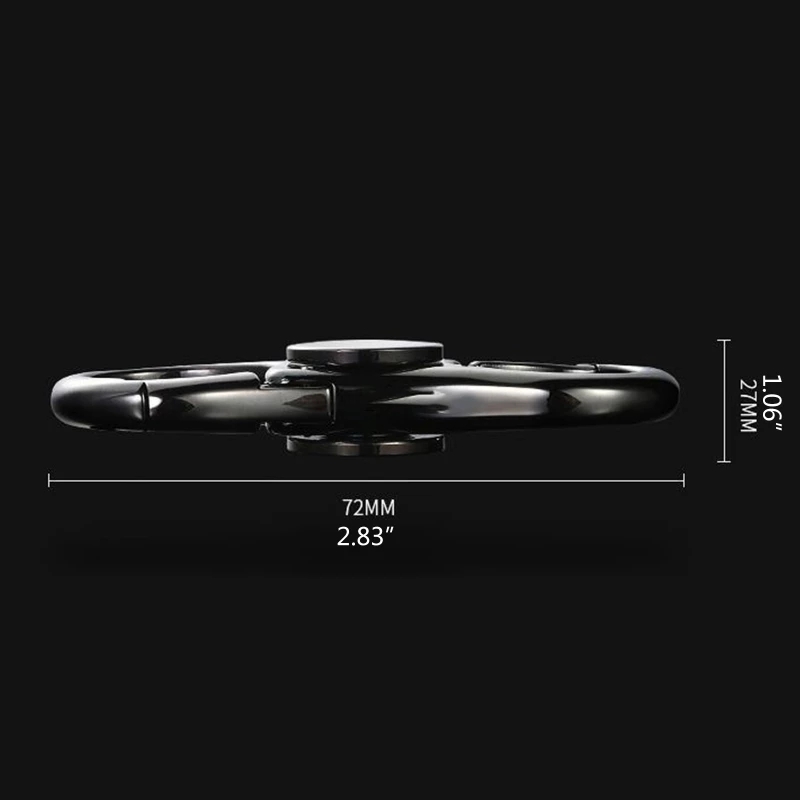 Multifunctional Metal EDC Car Key Chain Pendant Key Ring Fingertip Fidget Spinner Hand Spinner Antistress Toy For Children Gift