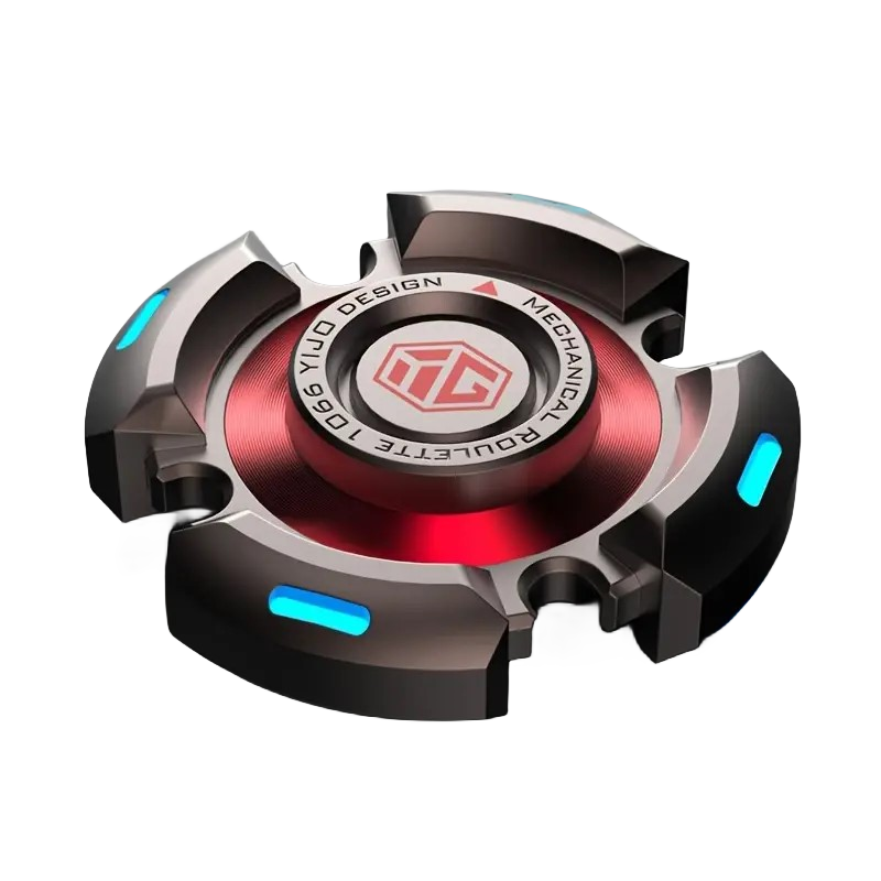 Fidget Spinners for Adults and Kids, Stress Anxiety ADHD Relief Fidget Toy, Metal EDC Hand Spinner Toys with Luminous Light