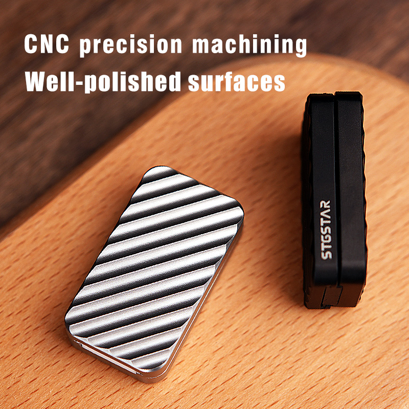 Mechanical Push Slider Magnetism for Magnetic Spinning EDC Office Trendy Decompression Toy Stress Releiver Slider Fidget Toys