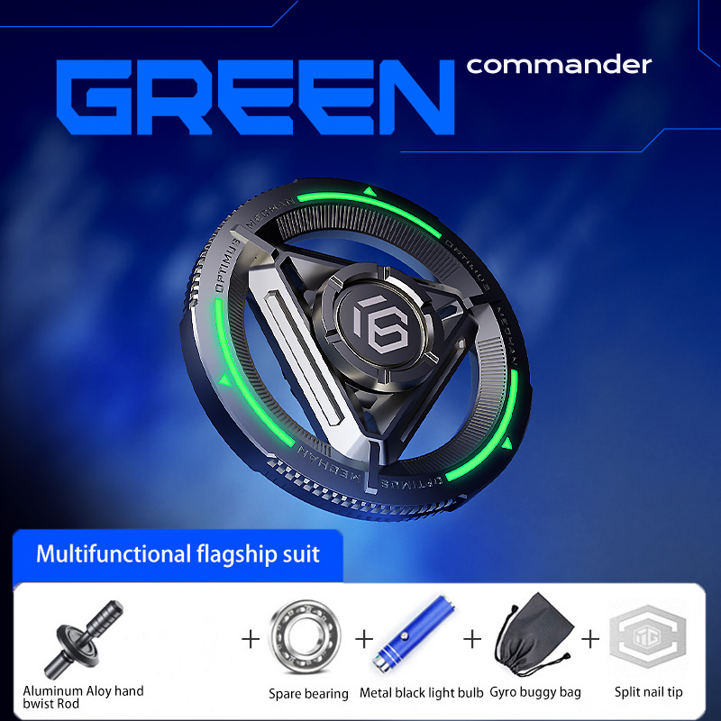 Metal Fidget Spinner Finger Hand Spinner Anti Anxiety Stress Relief Toys Gift for Kids & Adults Exclusive Desktop Office Gyro