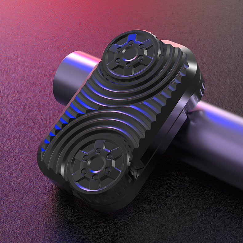 Wheel EDC Push Slider Metal Finger Gyro Desk Fidget Toys  ADHD Anxiety Relief Decompression Games for Adults Stress Relief Gifts