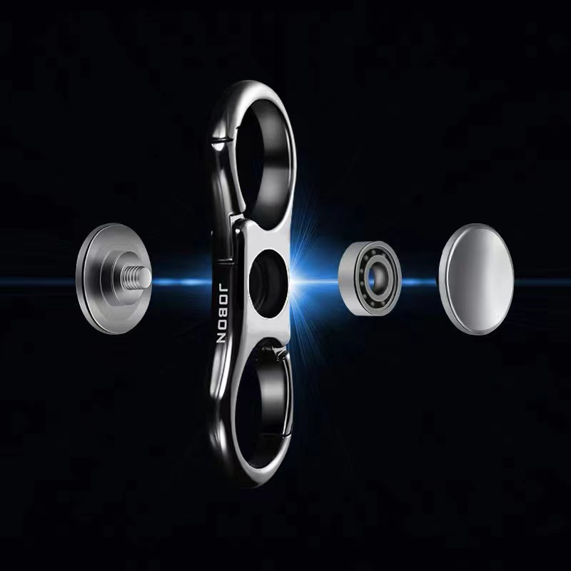 Multifunctional Metal EDC Car Key Chain Pendant Key Ring Fingertip Fidget Spinner Hand Spinner Antistress Toy For Children Gift