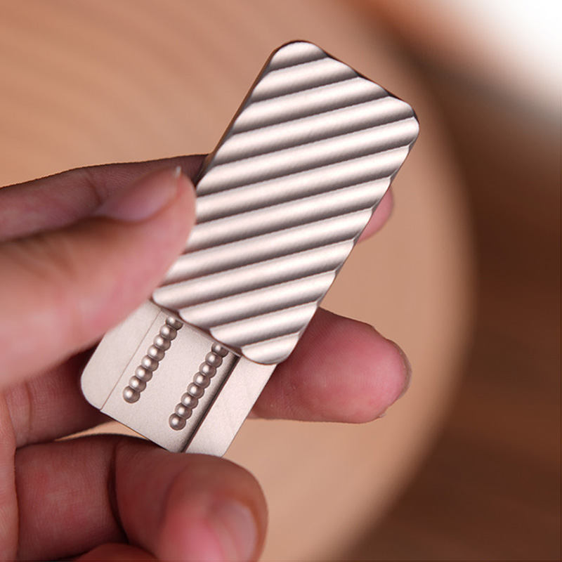 Mechanical Push Slider Magnetism for Magnetic Spinning EDC Office Trendy Decompression Toy Stress Releiver Slider Fidget Toys