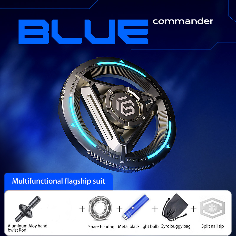 Metal Fidget Spinner Finger Hand Spinner Anti Anxiety Stress Relief Toys Gift for Kids & Adults Exclusive Desktop Office Gyro