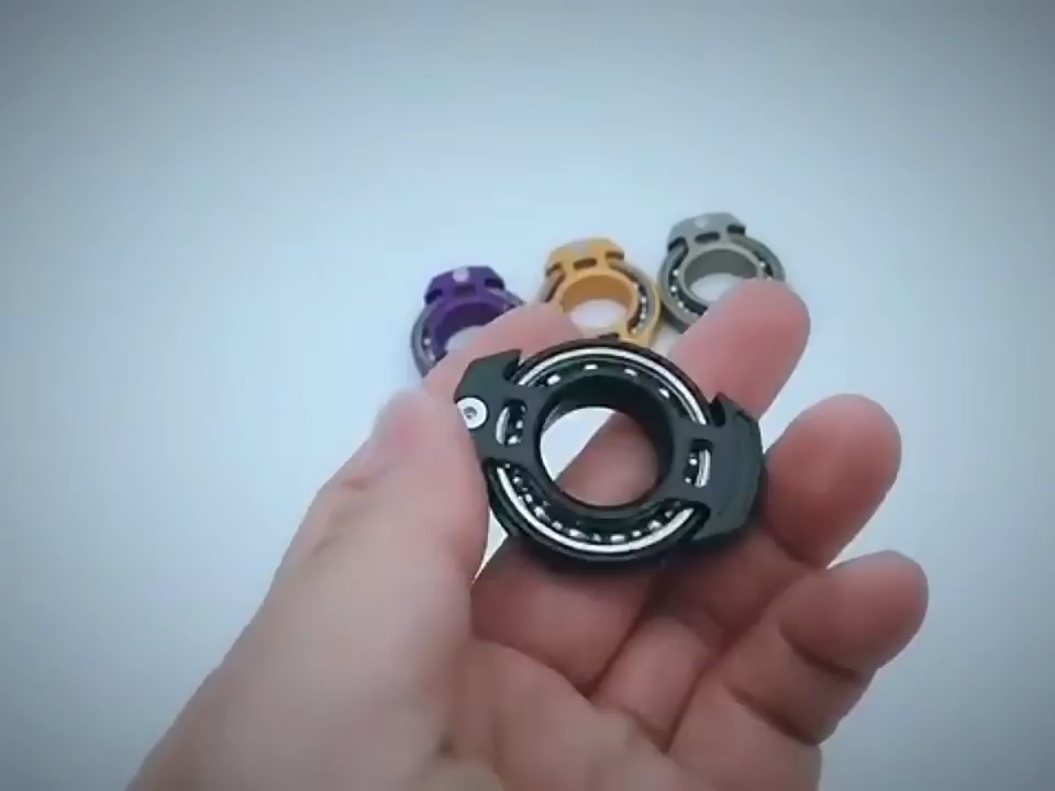 New Nuclear Reactor Model Metal Fingertip Spinner Adult Desk Toy Decompression Toy for Children Antistress Hand Spinner Toys