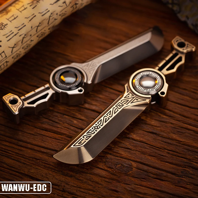 WANWU EDC Kunwu Chinese Style Fidget Spinner CNC Production Stress Relief Toy Gyro