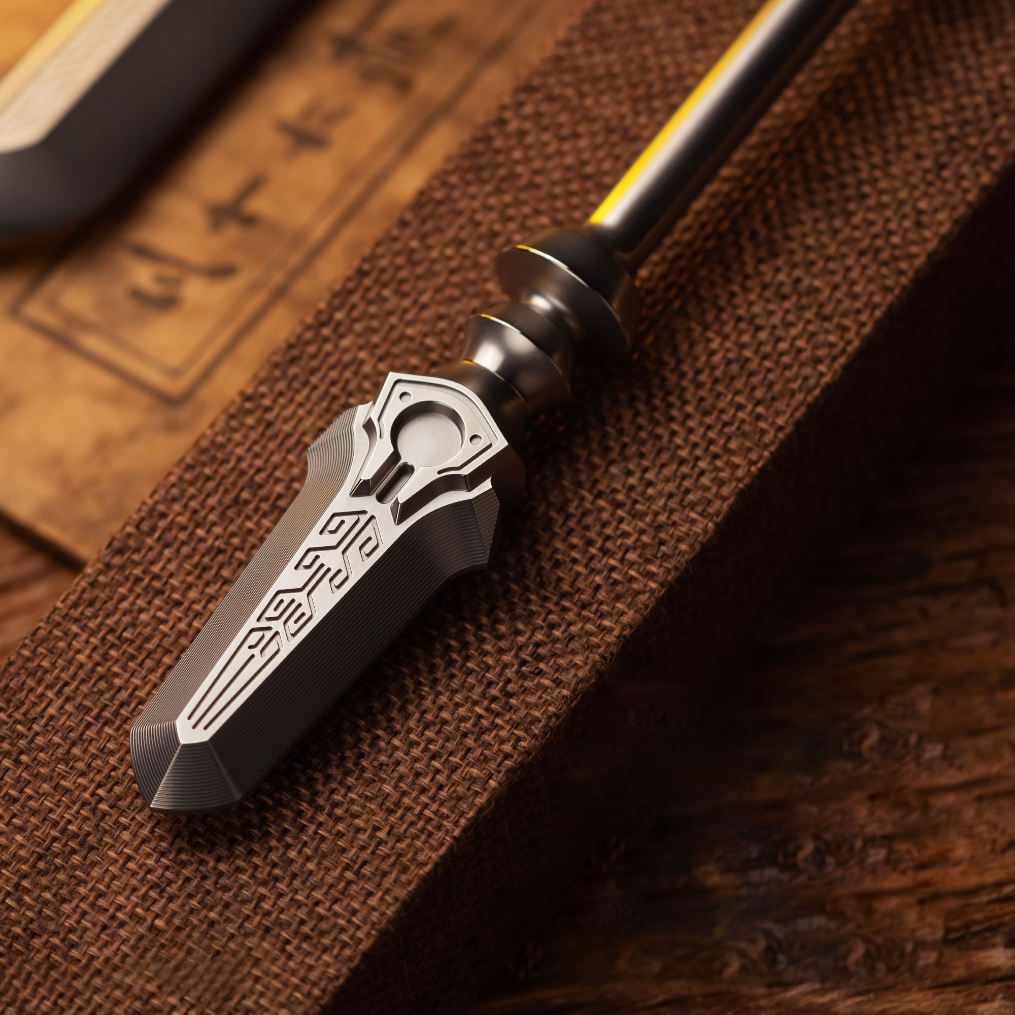 WANWU EDC Chinese Style YU DAO Ceramic Bead Window Breaker Desktop Ornaments Collection Decompression Toys