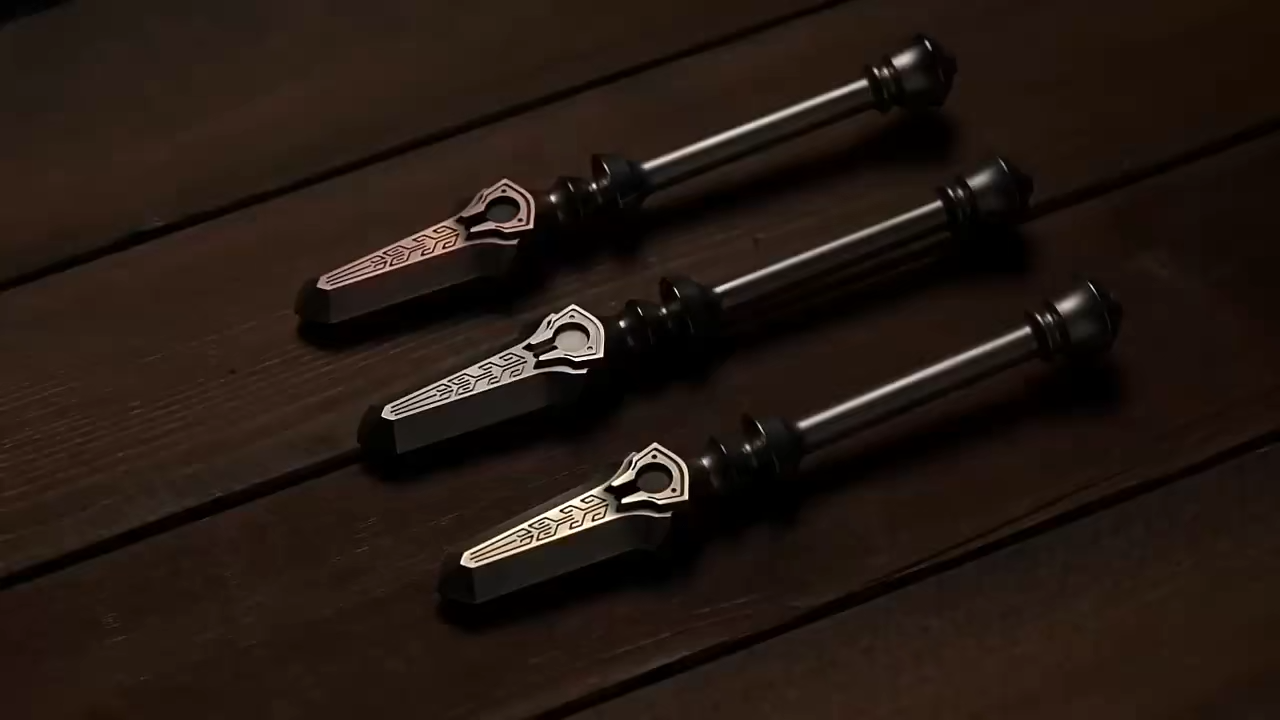 WANWU EDC Chinese Style YU DAO Ceramic Bead Window Breaker Desktop Ornaments Collection Decompression Toys