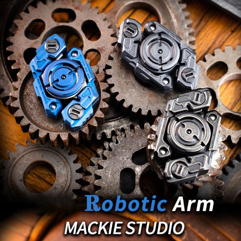 MACKIE EDC Robotic Arm Metal Fidget Spinner