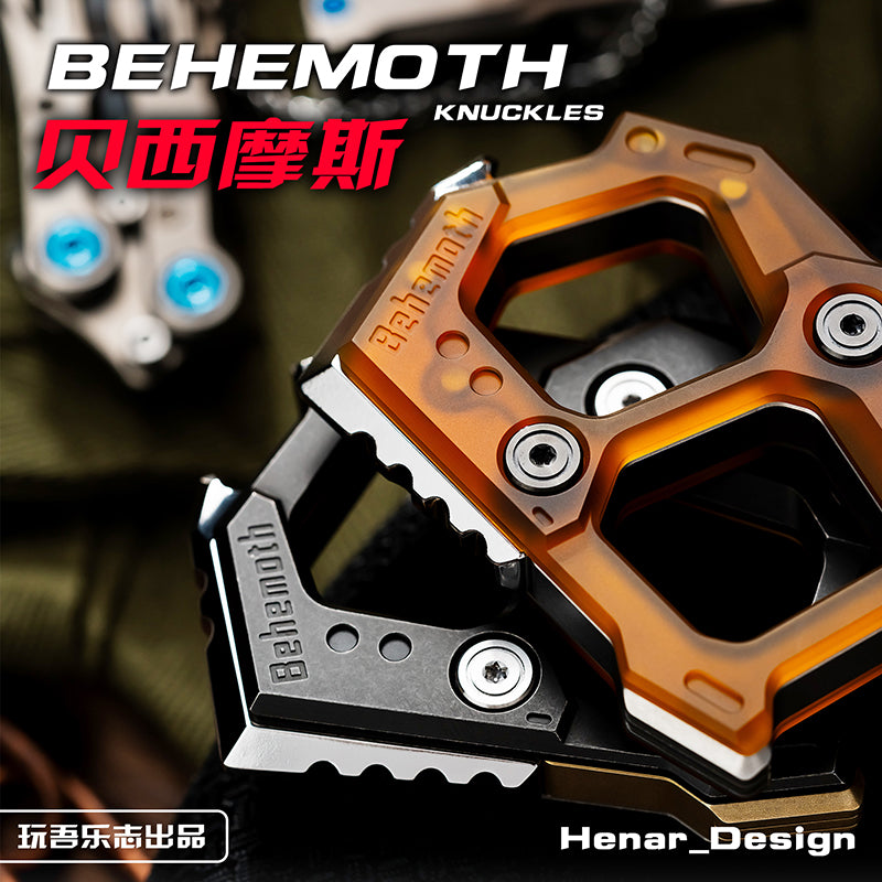 WANWU EDC Behemoth Knuckles with pendant