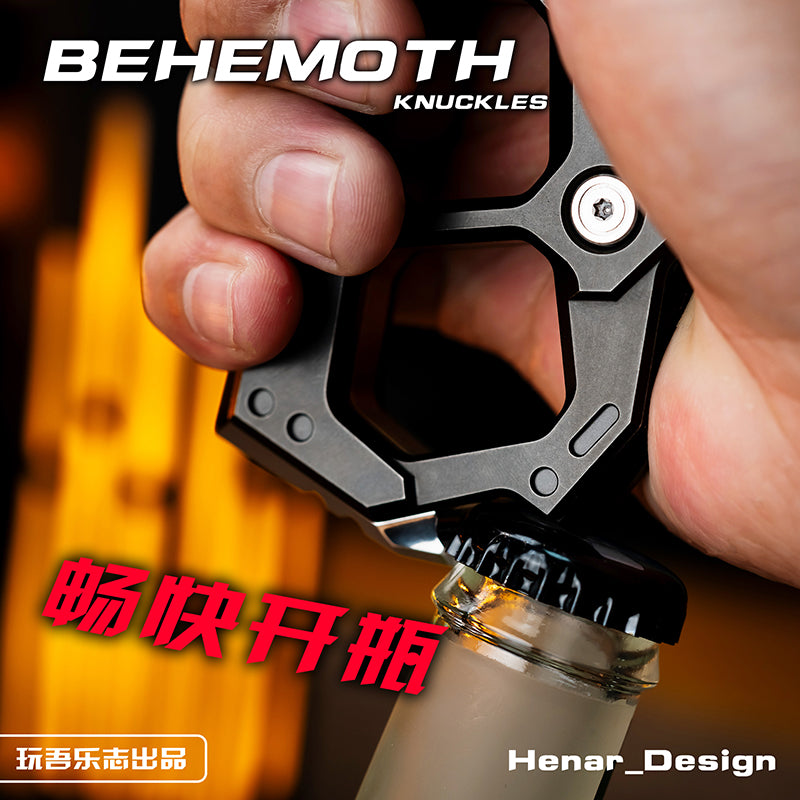 WANWU EDC Behemoth Knuckles with pendant