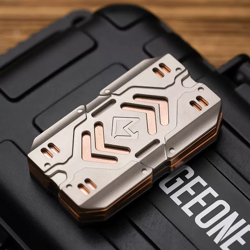 CHENYU Battle Warshield Fidget Slider EDC Metal Decompression Toy