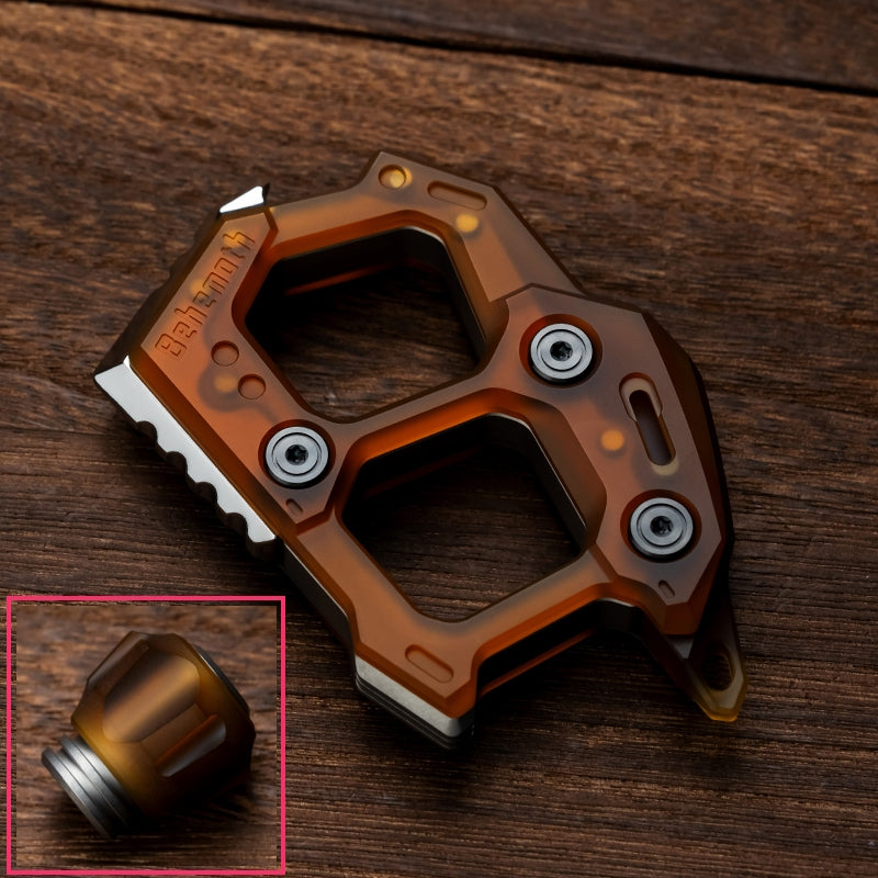 WANWU EDC Behemoth Knuckles with pendant