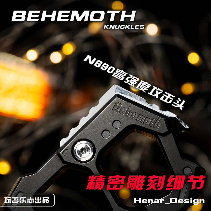 WANWU EDC Behemoth Knuckles with pendant