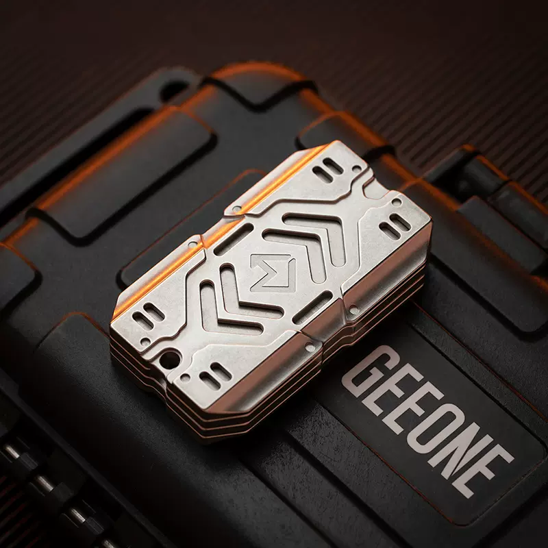 CHENYU Battle Warshield Fidget Slider EDC Metal Decompression Toy