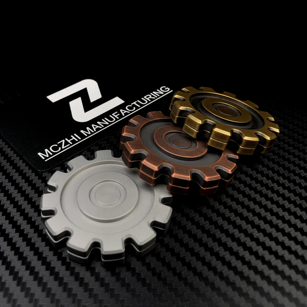 MCZHI Gear Haptic Coin PPB Metal EDC Decompression Toy