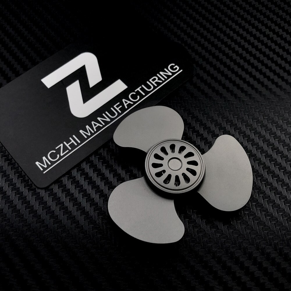 MCZHI Car Bracket Windward Rotation Magic Fan Propeller EDC Decompression Mechanical Fidget Spinner