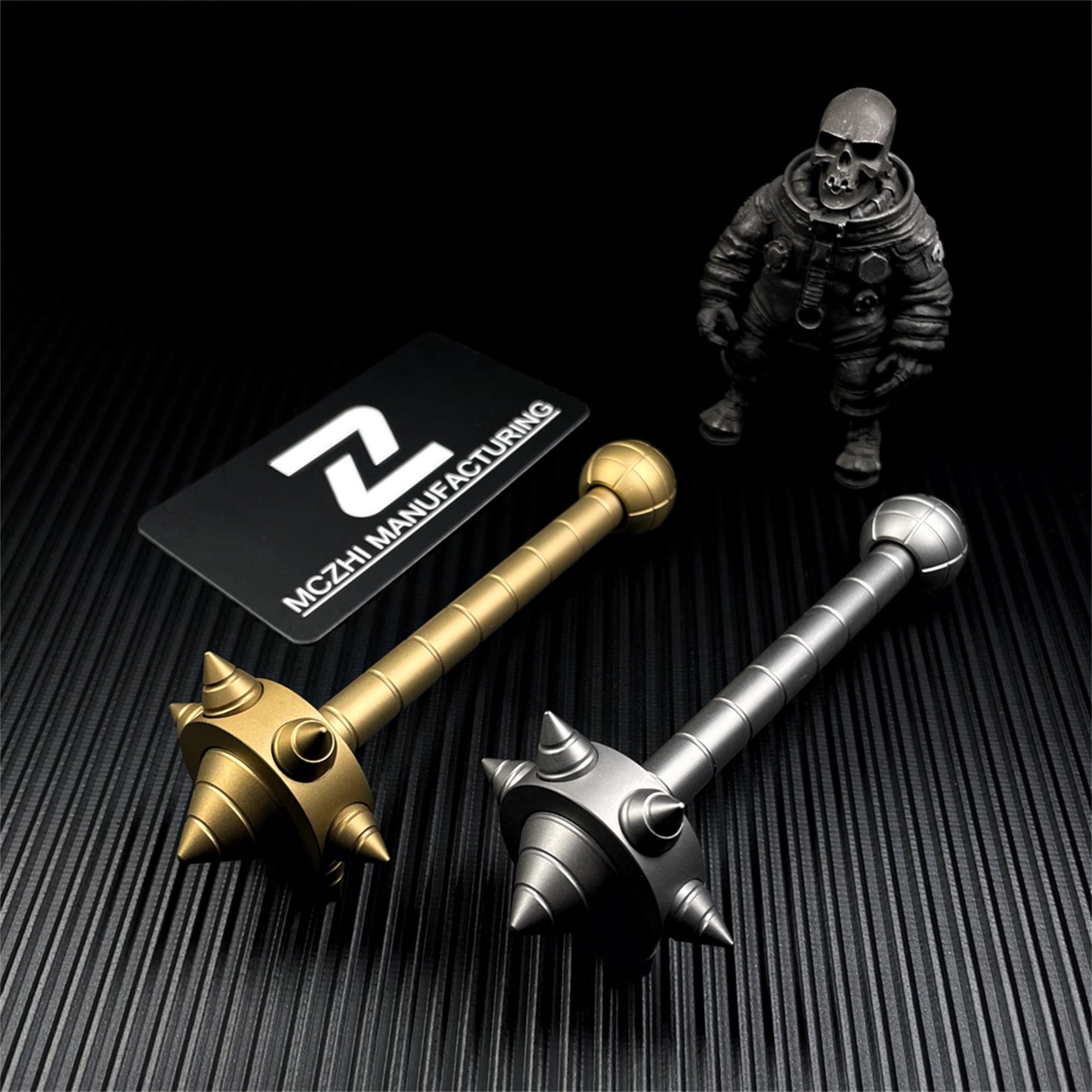 MCZHI Magic Wand Fidget Spinner Multifunctional Self-defense Broken Window Metal EDC Decompression Toy