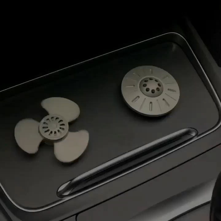 MCZHI Car Bracket Windward Rotation Magic Fan Propeller EDC Decompression Mechanical Fidget Spinner