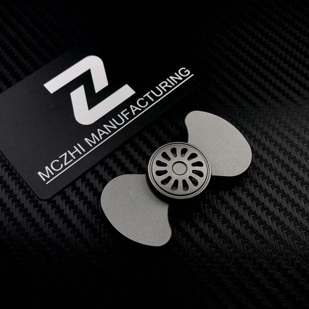 MCZHI Car Bracket Windward Rotation Magic Fan Propeller EDC Decompression Mechanical Fidget Spinner