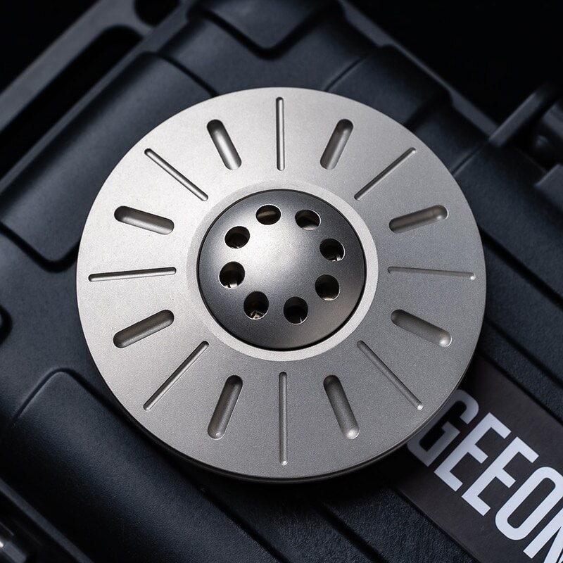 MCZHI UFO Fidget Spinner Metal EDC Decompression Toy