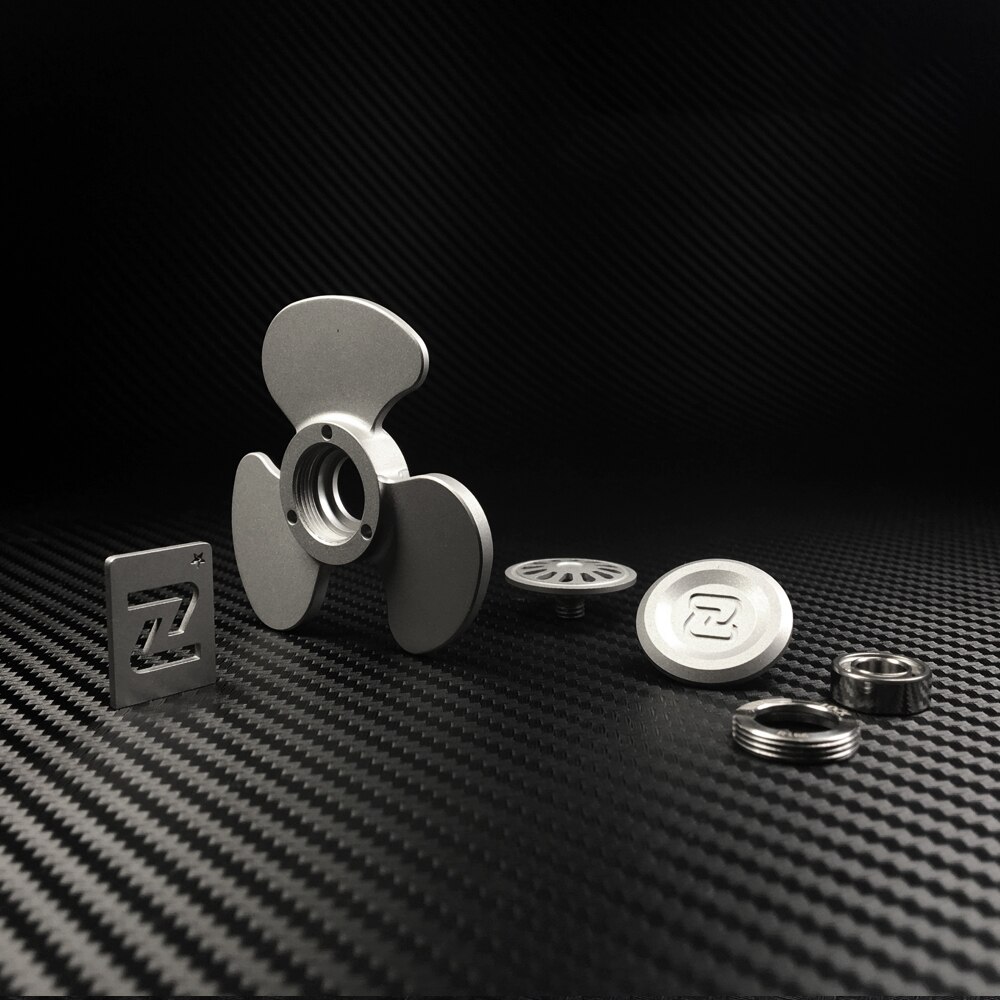 MCZHI Car Bracket Windward Rotation Magic Fan Propeller EDC Decompression Mechanical Fidget Spinner