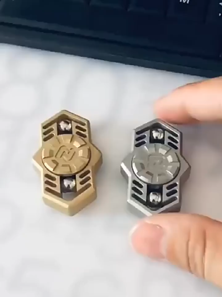 MCZHI Magic Blade Fidget Spinner Metal EDC Decompression Toy