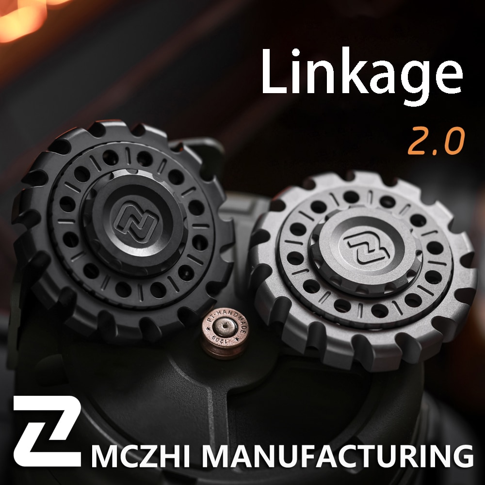 MCZHI Serrated Linkage Ghost Teeth 2.0 Fidget Spinner