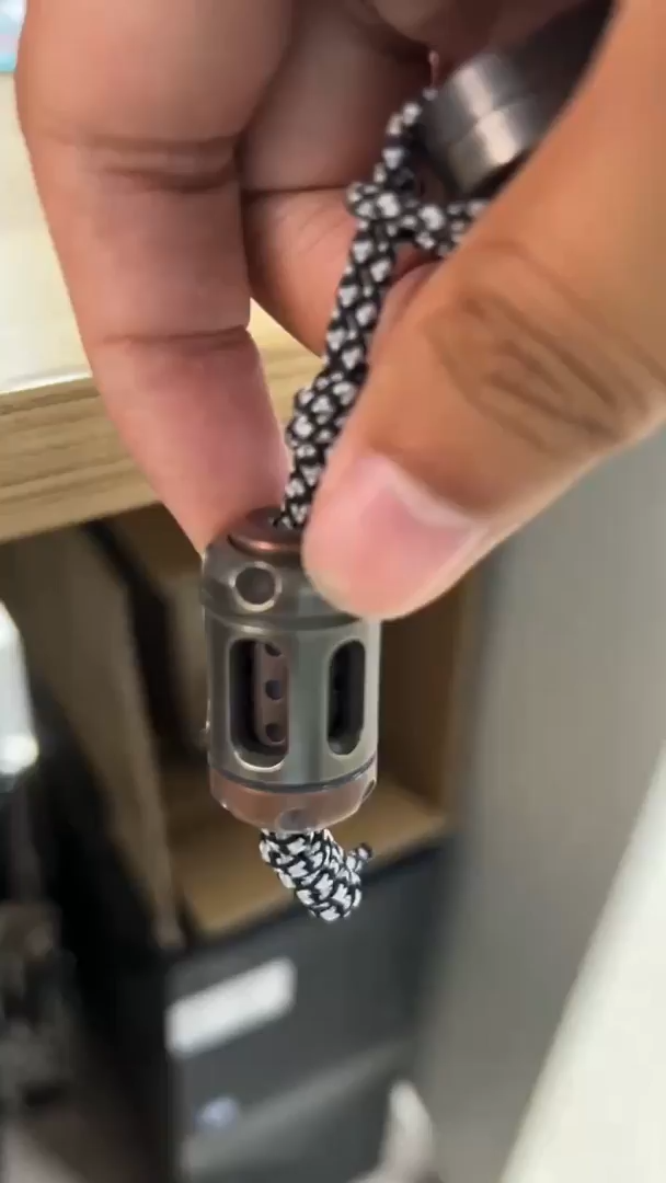 01EDC Time Capsule Knife Bead Fidget Spinner Metal EDC Decompression Toy