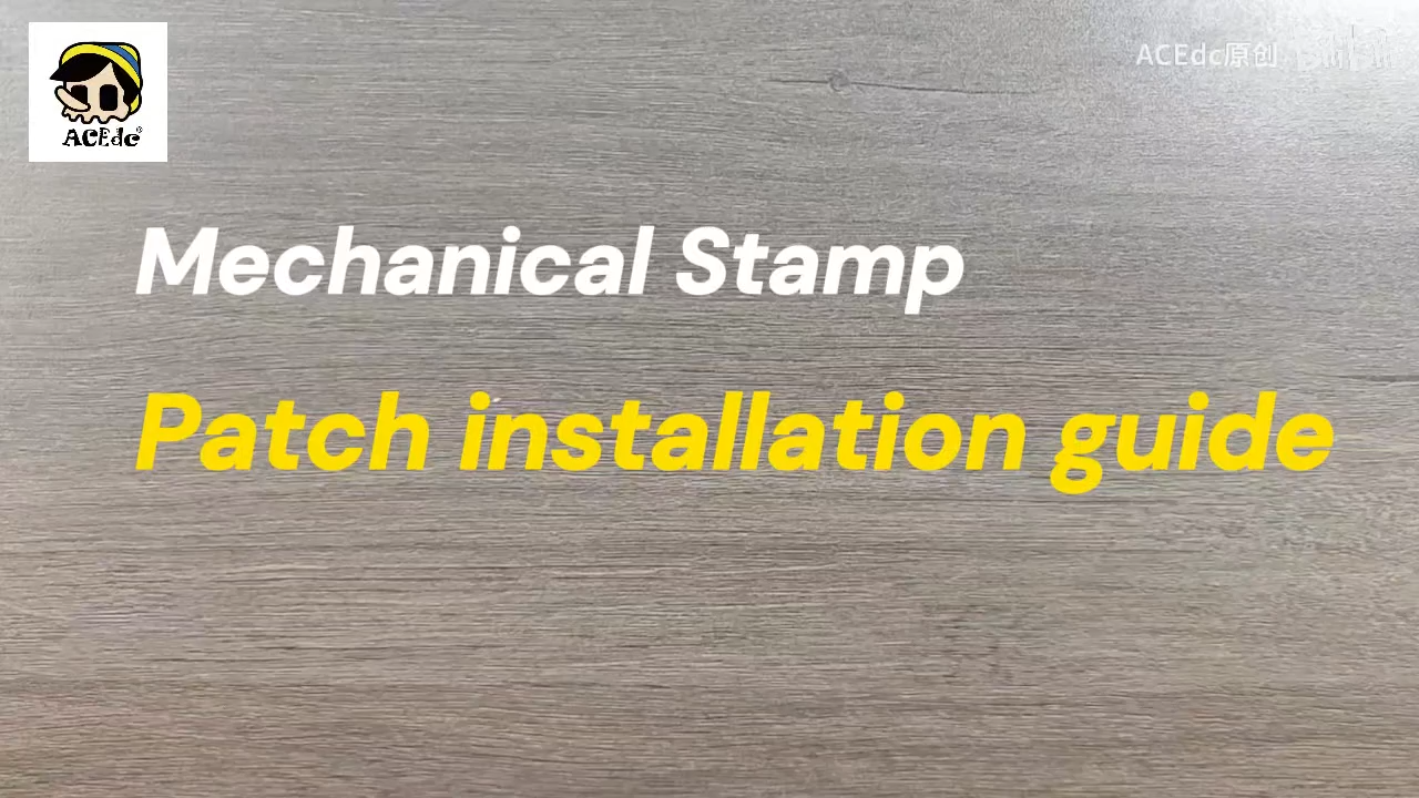 ACEdc Mechanical Stamp Fidget Slider