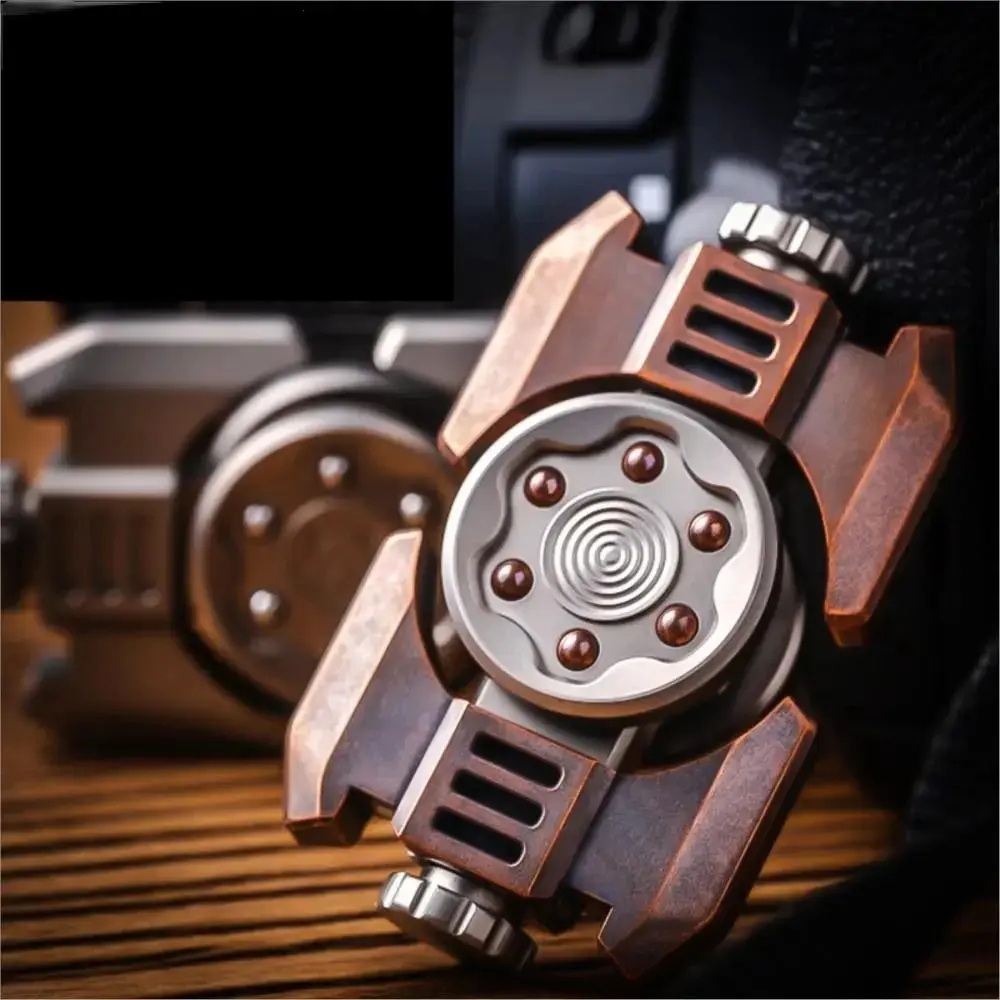 B.M. Black Mirror Poleaxe Fidget Spinner EDC Metal Decompression Toy