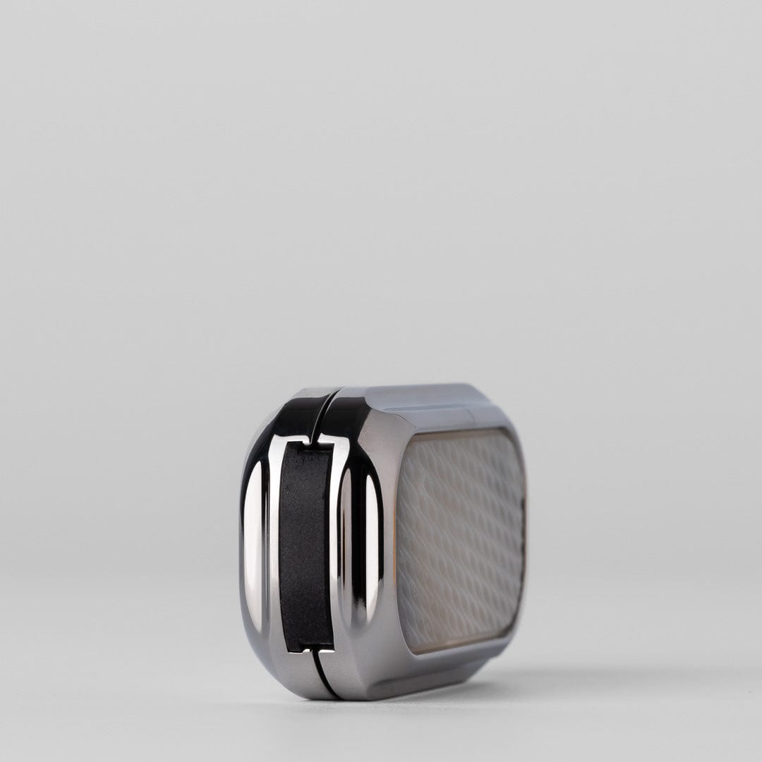 01EDC Metal Fidget Slider-Feeling White Butterfly  Shell Polished Push Slider