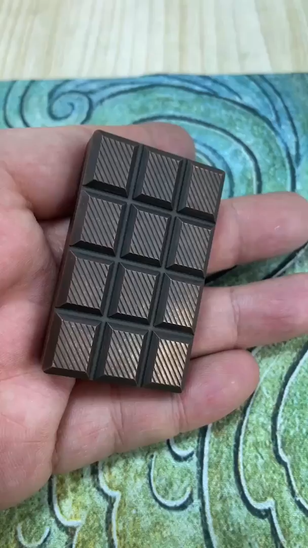 B.M. Black Mirror Chocolate Fidget Slider EDC Decompression Toy