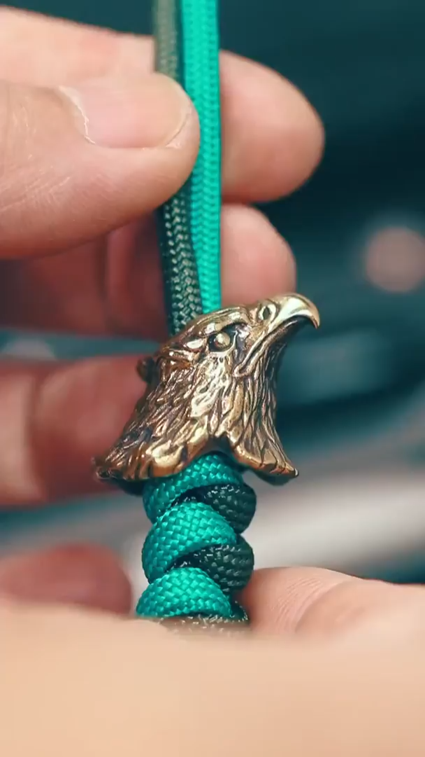 Paracord Bead Eagle for Knife, Bracelet, and EDC Gears
