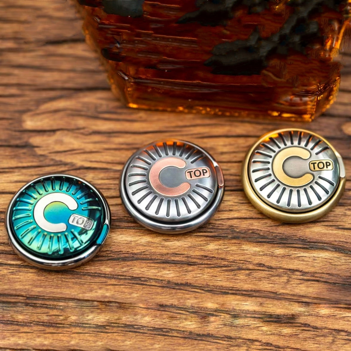 Metal Toys Dz. TOP C Inlaid Colour Matching Non-magnetic Mechanical Coin