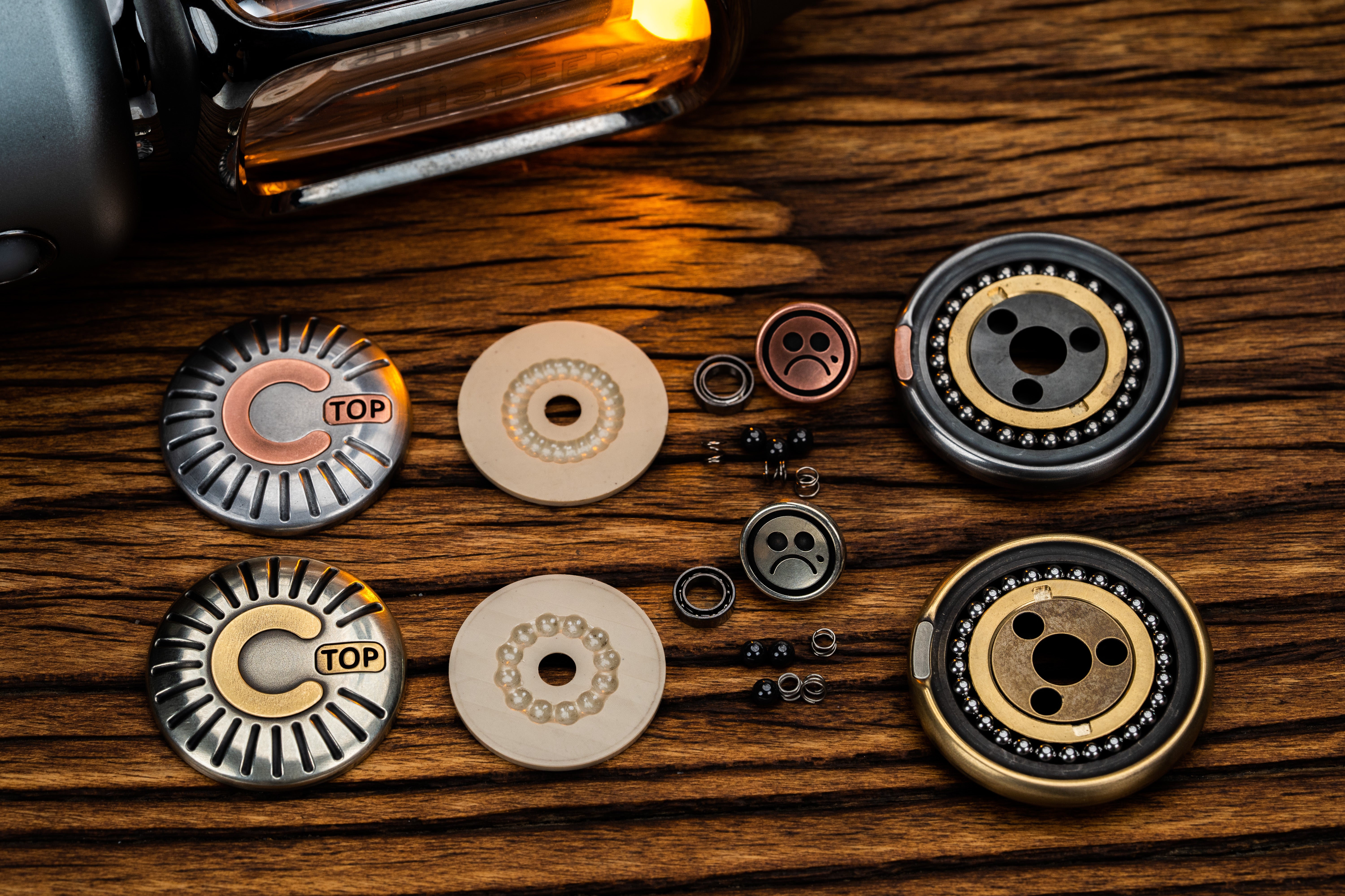 Metal Toys Dz. TOP C Inlaid Colour Matching Non-magnetic Mechanical Coin