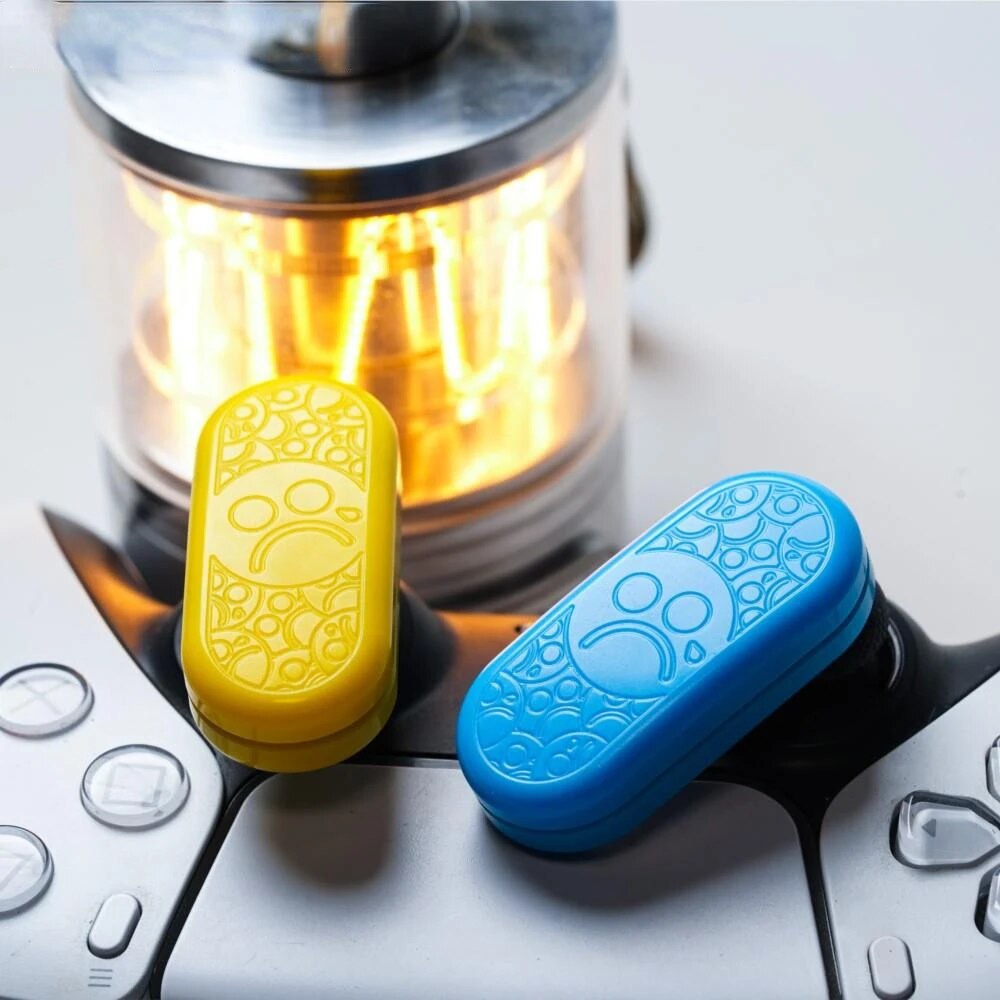 Metal Toys Dz. Corian Bubble TOP-B Blue And Yellow Push Slider