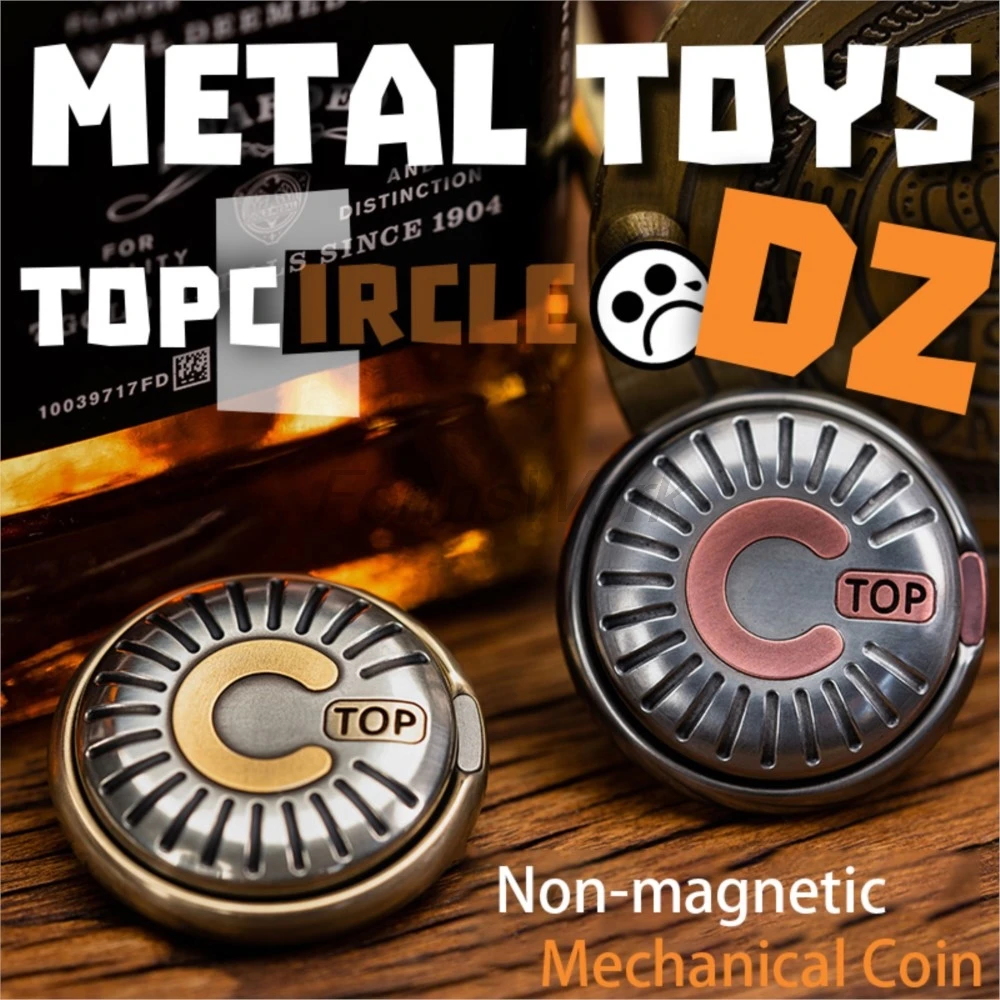 Metal Toys Dz. TOP C Inlaid Colour Matching Non-magnetic Mechanical Coin