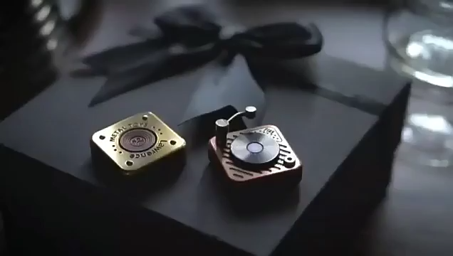 Metal Toys Dz. Vinyl Play Record Player Fidget Spinner EDC Decompression Toy