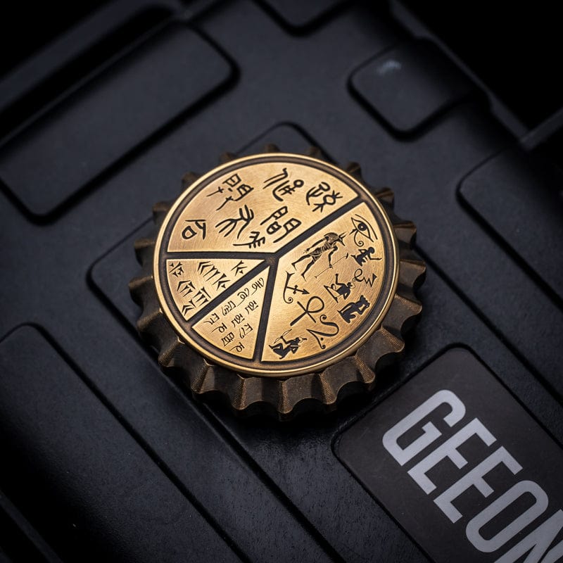 Triangulation Beer Cap Fidget Spinner