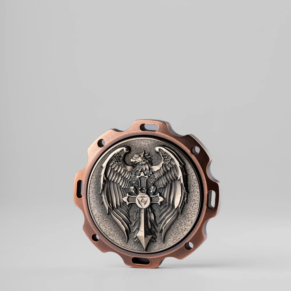 Triangulation Hawk Fidget Spinner Ring Spinner