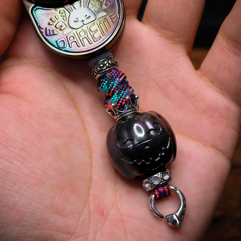 GPC EDC Pumpkin Lanyard Bead Pendant Fidget Spinner