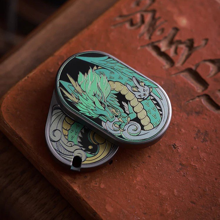 MOT Titanium Dragon Groove Fidget Slider